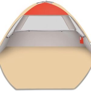 Beach Tent Sun Shelter for 3/4-5/6-7/8-10 Person with UPF 50＋ UV Protection, Lightweight & Easy Setup Beach Shade Canopy, Portable Beach Shade Tent Beach Cabana