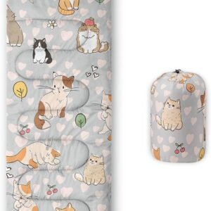 Camping Sleeping Bags,3 Season Warm & Cool Weather,Lightweight,Waterproof Sleeping Bags for Adults & Kids,Traveling,and Outdoors,Camping Gear Equipment